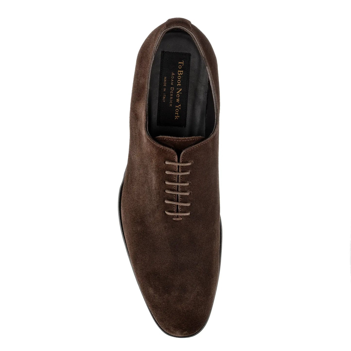 Chamberlain Brown Suede One-Piece Lace-Up Balmoral - To Boot New York