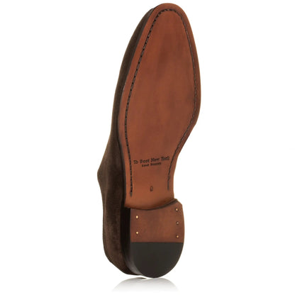 Chamberlain Brown Suede One-Piece Lace-Up Balmoral - To Boot New York