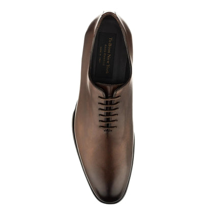 Chamberlain Burnished Brown One-Piece Lace-Up Balmoral - To Boot New York