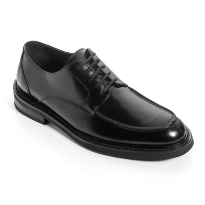 Curtis Black Calf Leather Apron Toe Derby Oxford - To Boot New York
