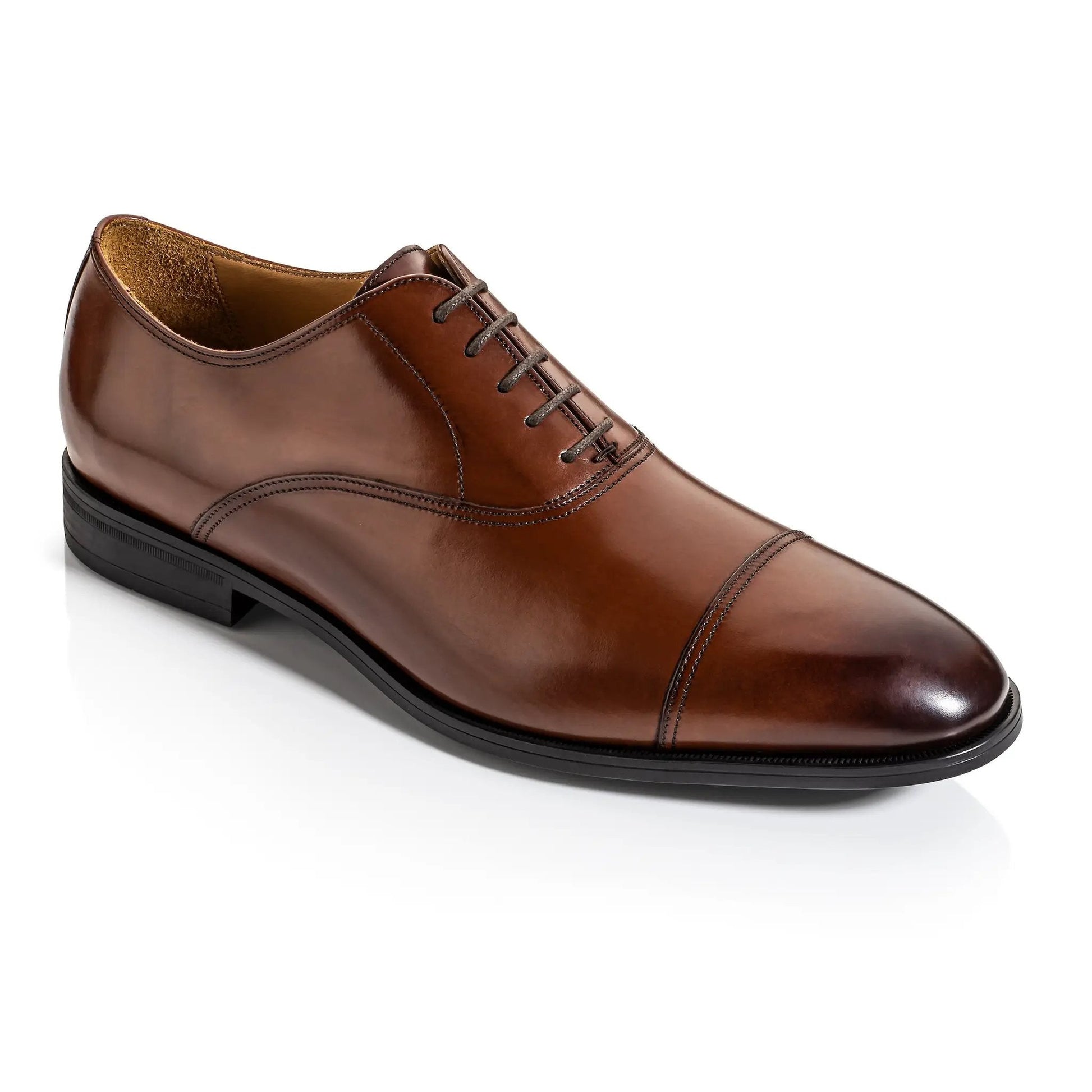 Dale Cognac Calf Leather Cap Toe Oxford - To Boot New York