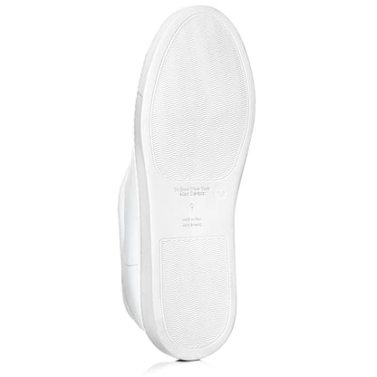 Bolla White Soft Calf Elastic Slip-On Sneaker - To Boot New York