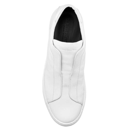 Cale White Calf Elastic Sneaker - To Boot New York