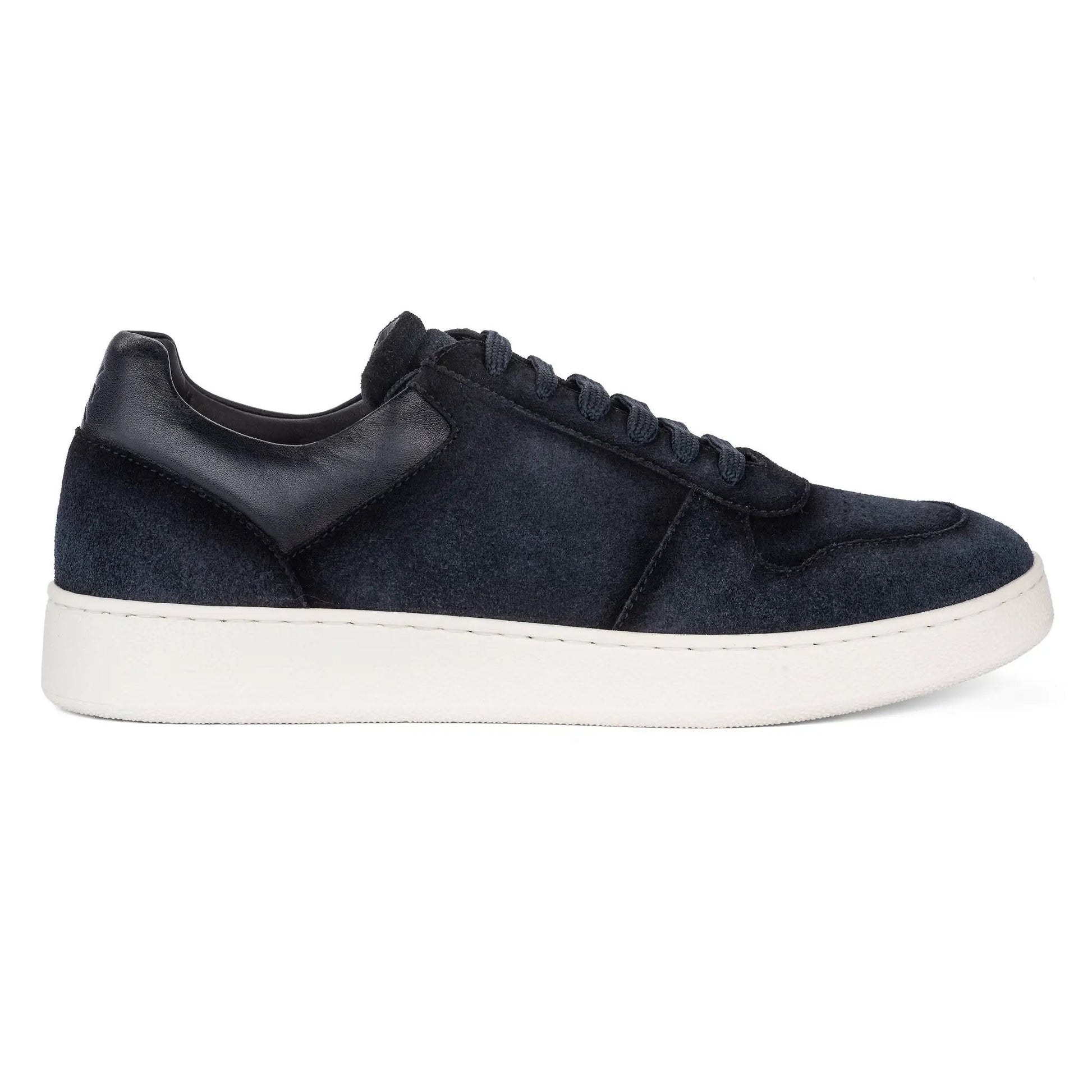 Callum Navy Blue Suede Court Sneaker - To Boot New York
