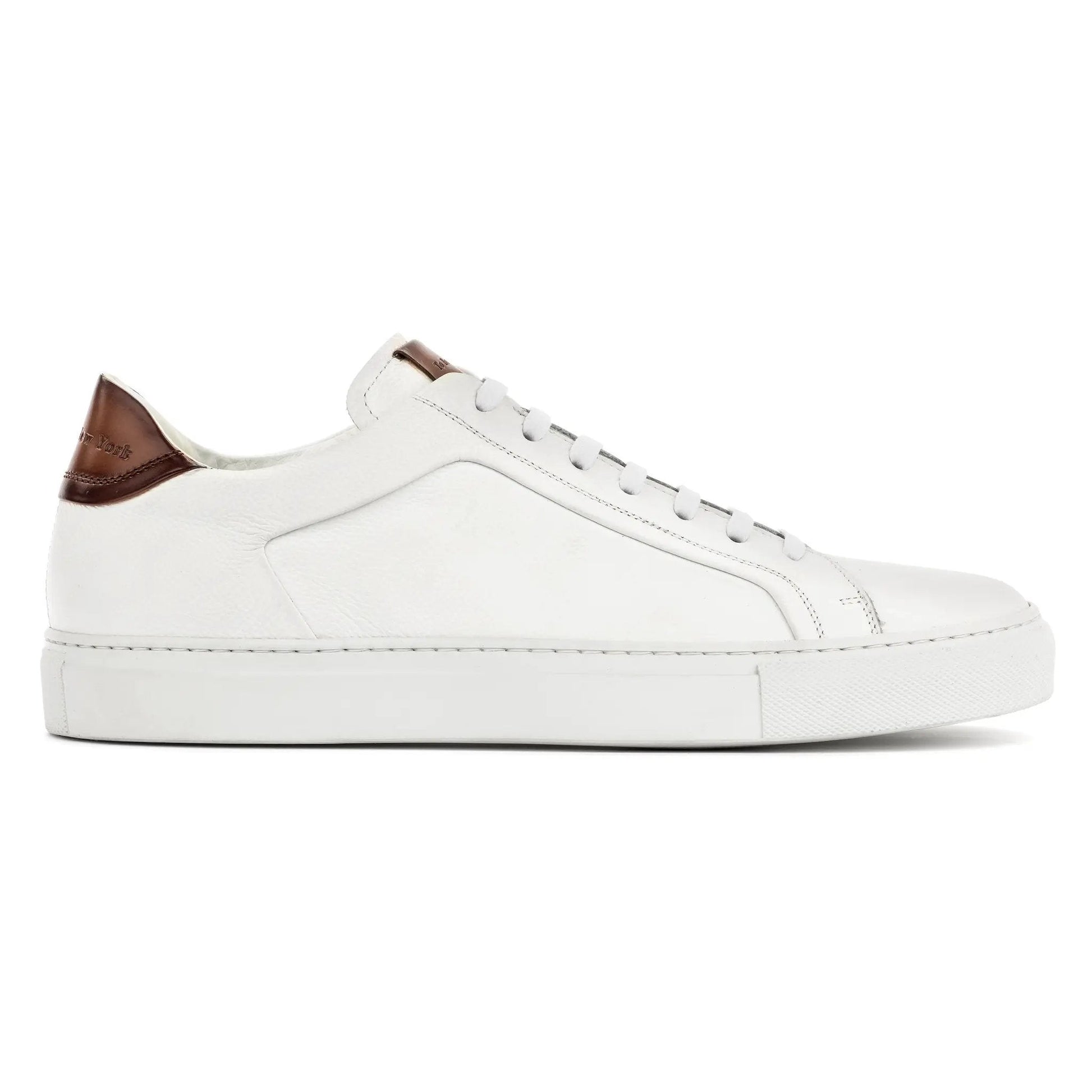 Carlin White Tumbled Calf Sneaker - To Boot New York