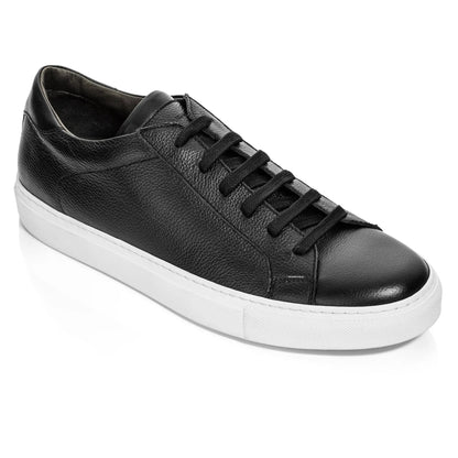Castle Black Grain Leather Sneaker - To Boot New York