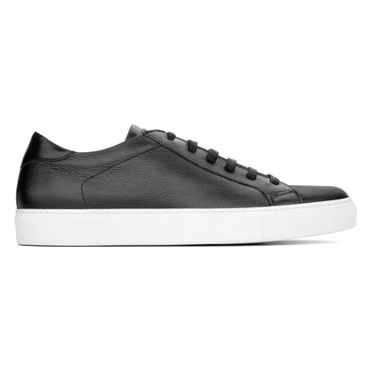 Castle Black Grain Leather Sneaker - To Boot New York