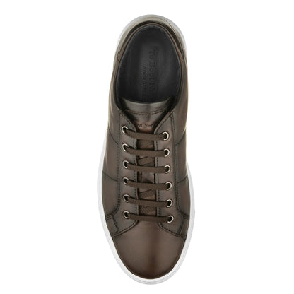 Colton Dark Brown Nappa Calf Sneaker - To Boot New York