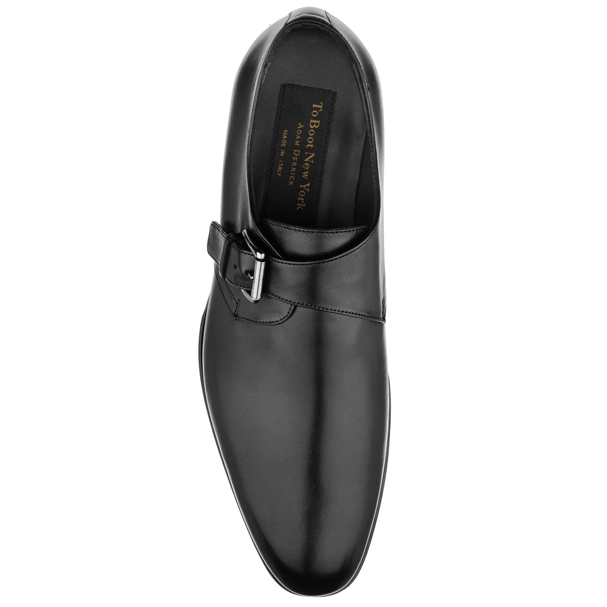 Bower Black Calf Monkstrap - To Boot New York