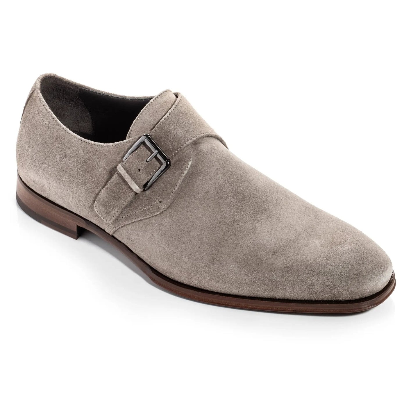 Bower Taupe Suede Monkstrap - To Boot New York
