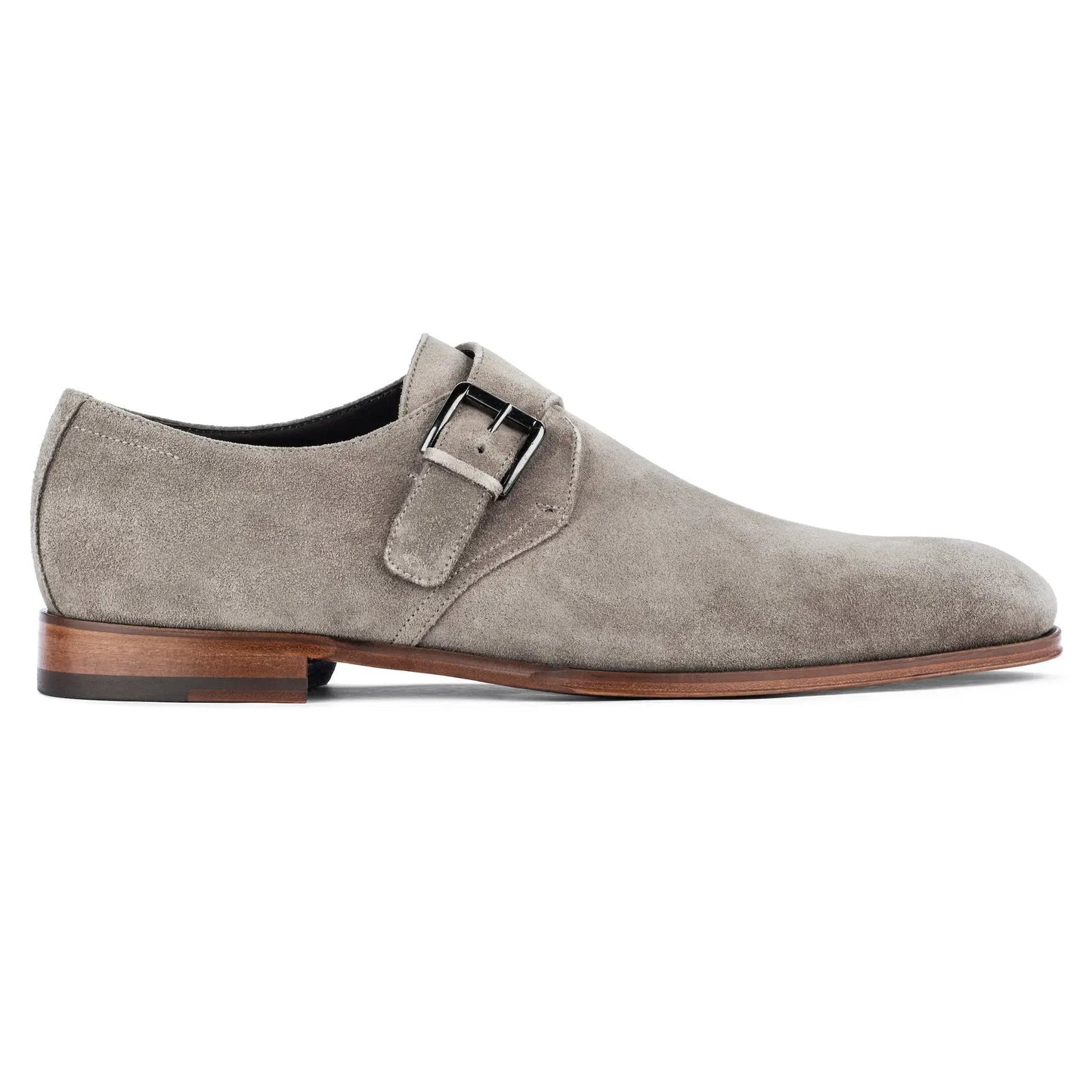 Bower Taupe Suede Monkstrap - To Boot New York