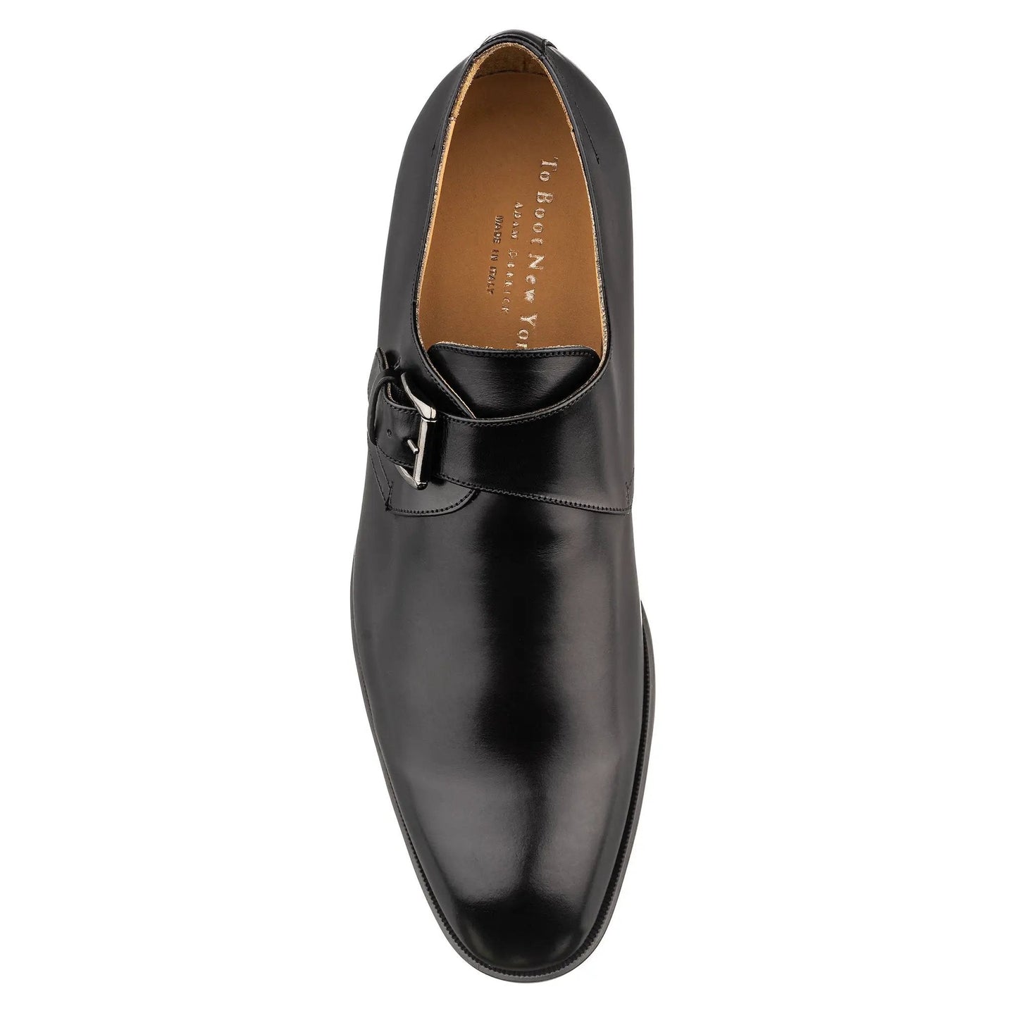 Dom Black Calf Leather Monkstrap - To Boot New York