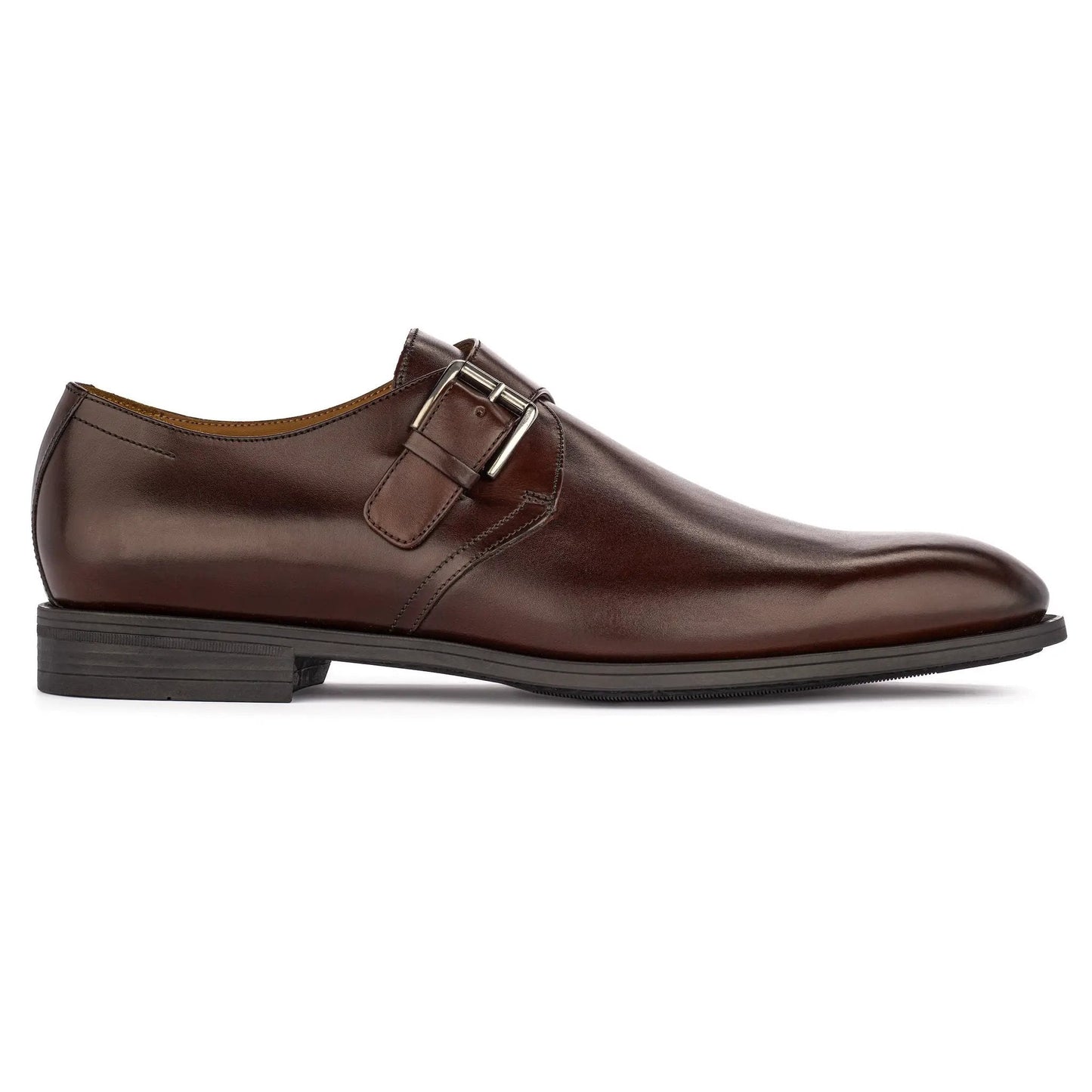 Dom Burnished Brown Calf Leather Monkstrap - To Boot New York