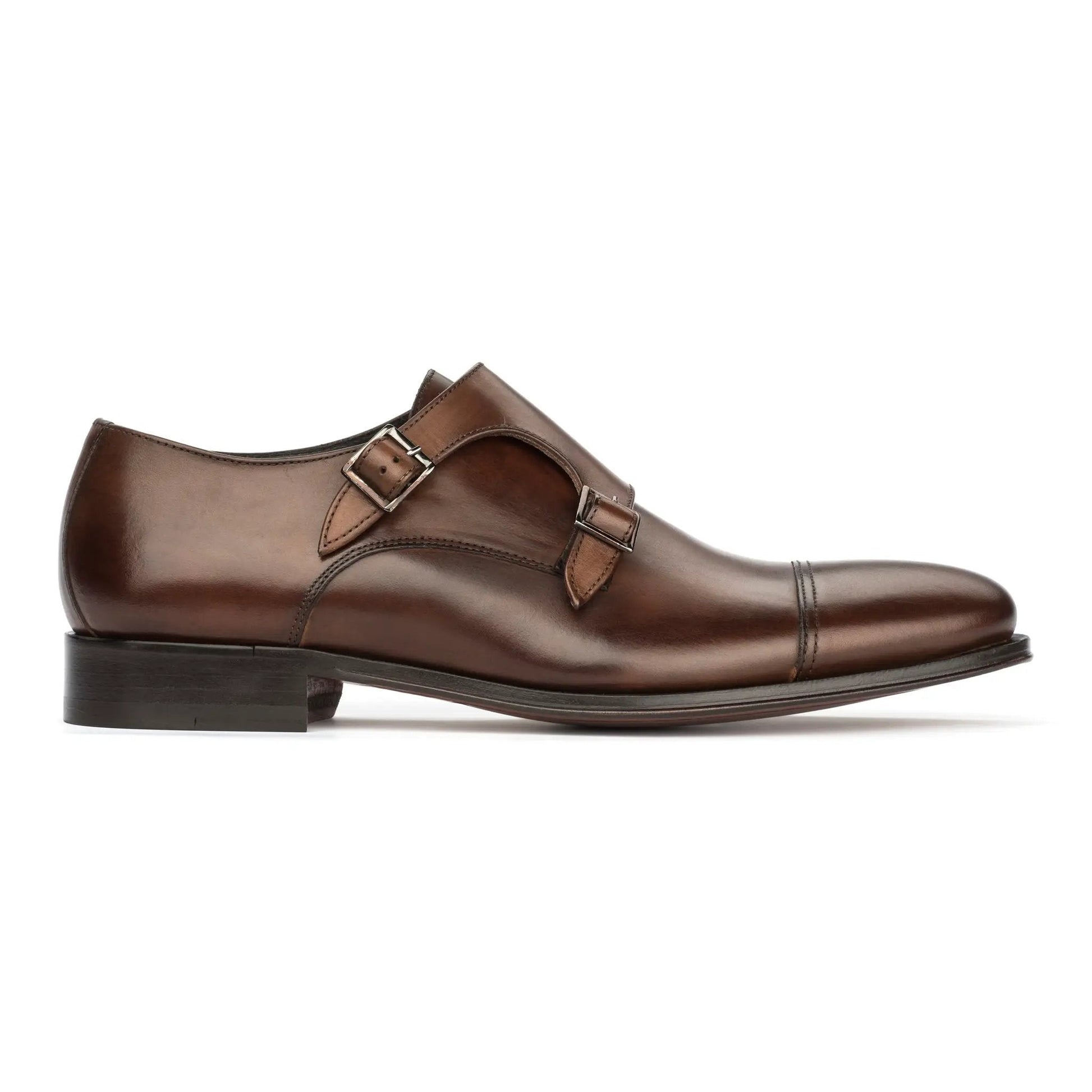 Grant Brown Calf Cap Toe Double Monkstrap - To Boot New York