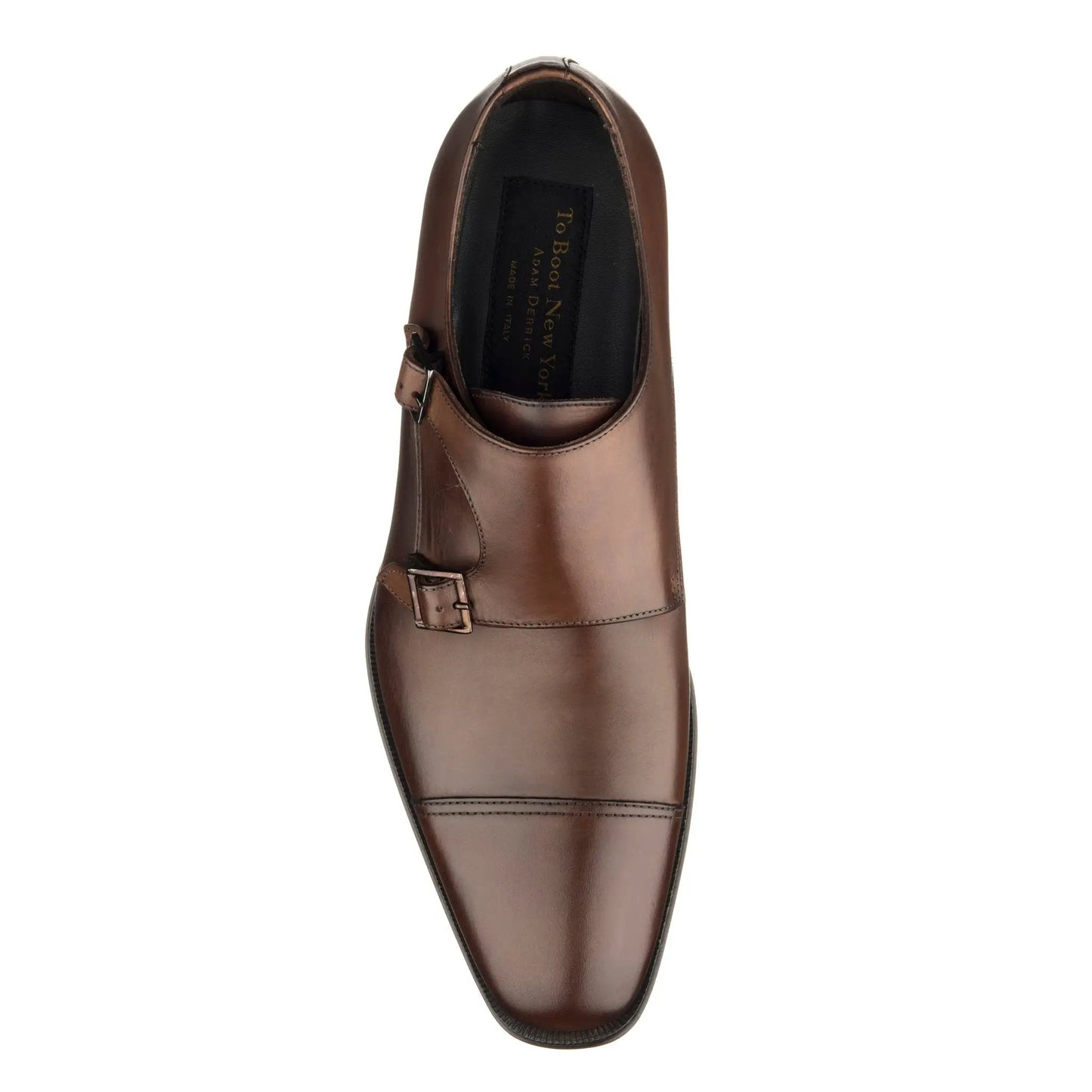 Grant Brown Calf Cap Toe Double Monkstrap - To Boot New York