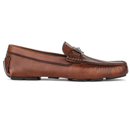Del Amo Cognac Driving Shoe - To Boot New York