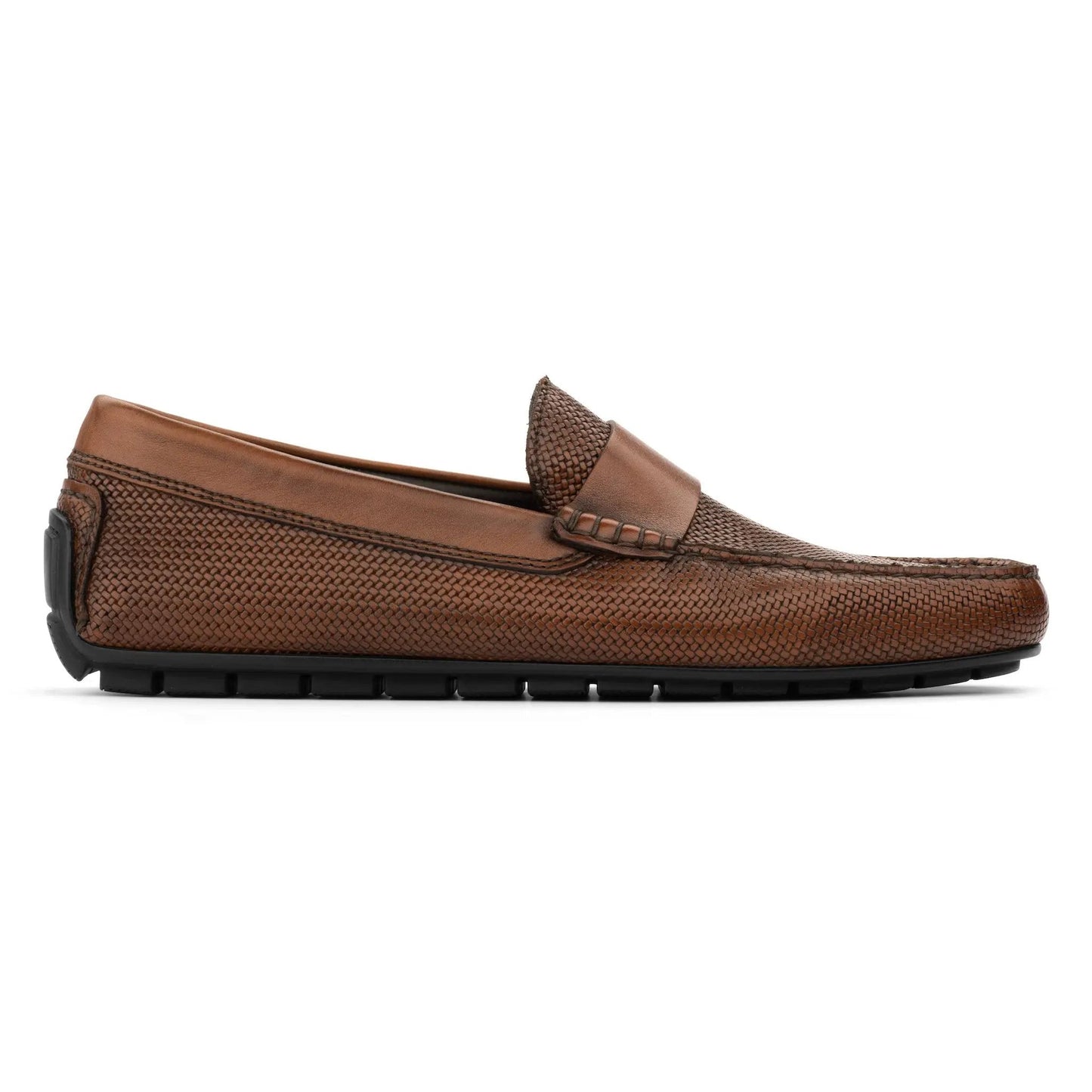 Magnus Burnished Tan Embossed Driving Shoe - To Boot New York