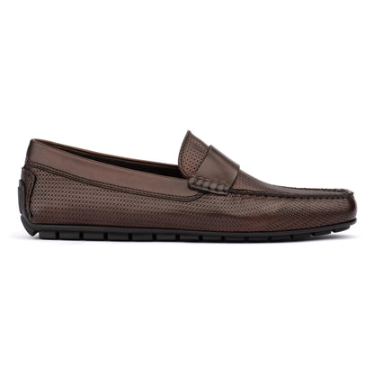 Magnus Dark Brown Driving Shoe - To Boot New York