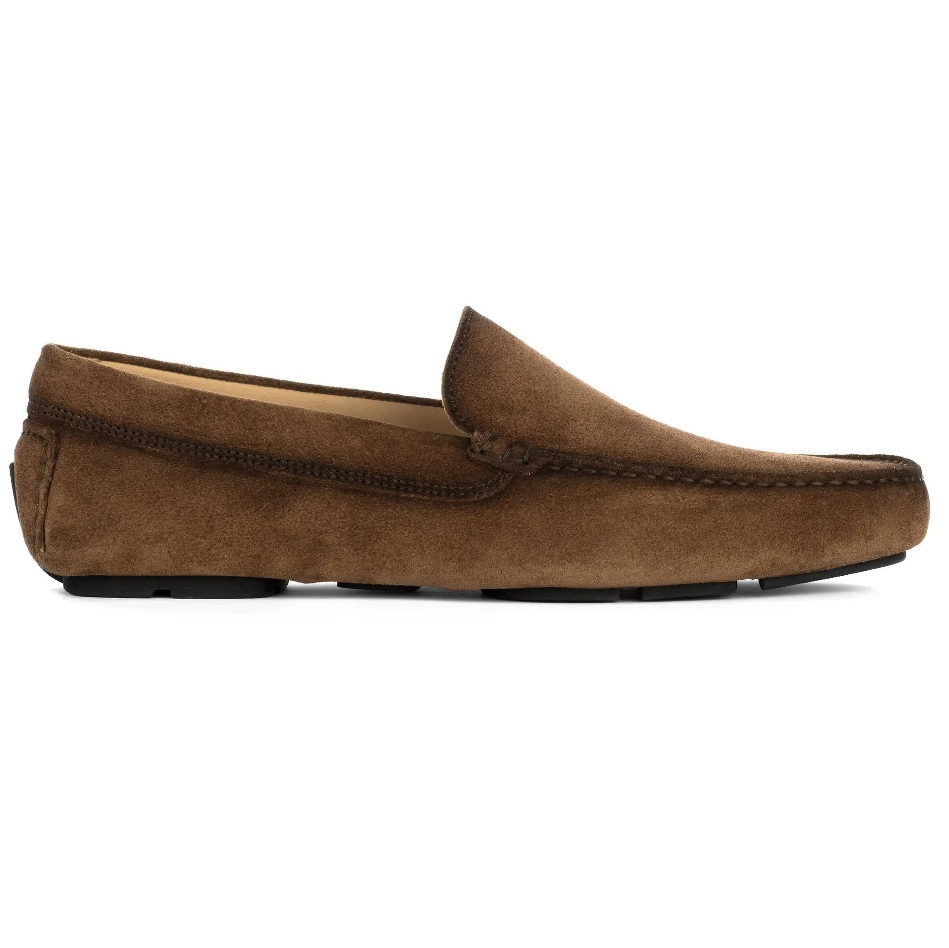 Marin Brown Suede Venetian Driving Shoe - To Boot New York