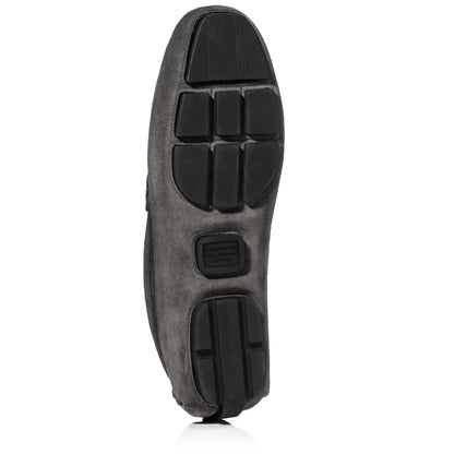 Marin Grey Aero Suede Venetian Driving Shoe - To Boot New York