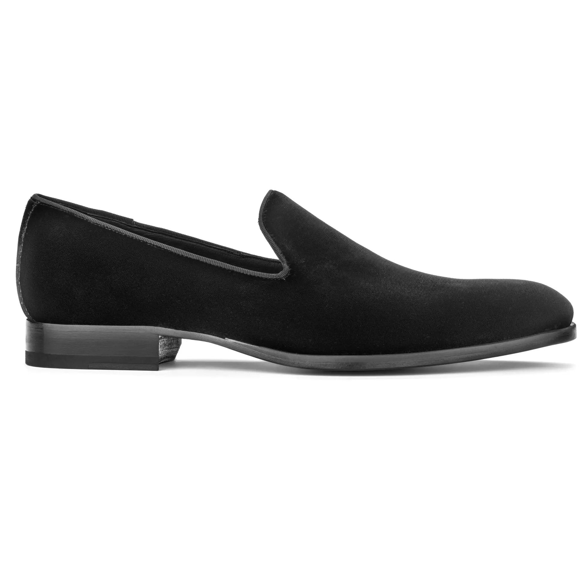 Bolton Black Velvet Formal Slip-On - To Boot New York