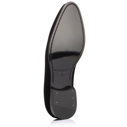 Bolton Black Velvet Formal Slip-On - To Boot New York