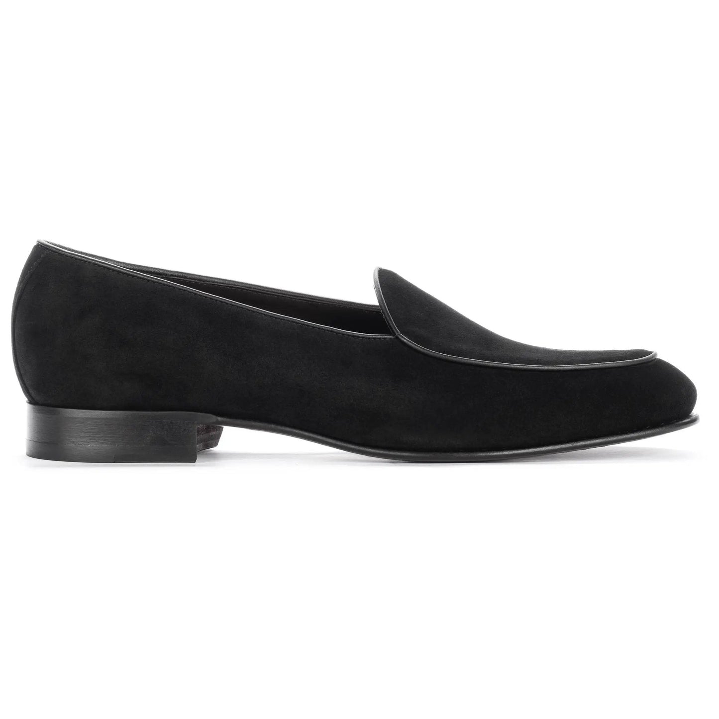Gallagher Black Suede Belgian Loafer - To Boot New York