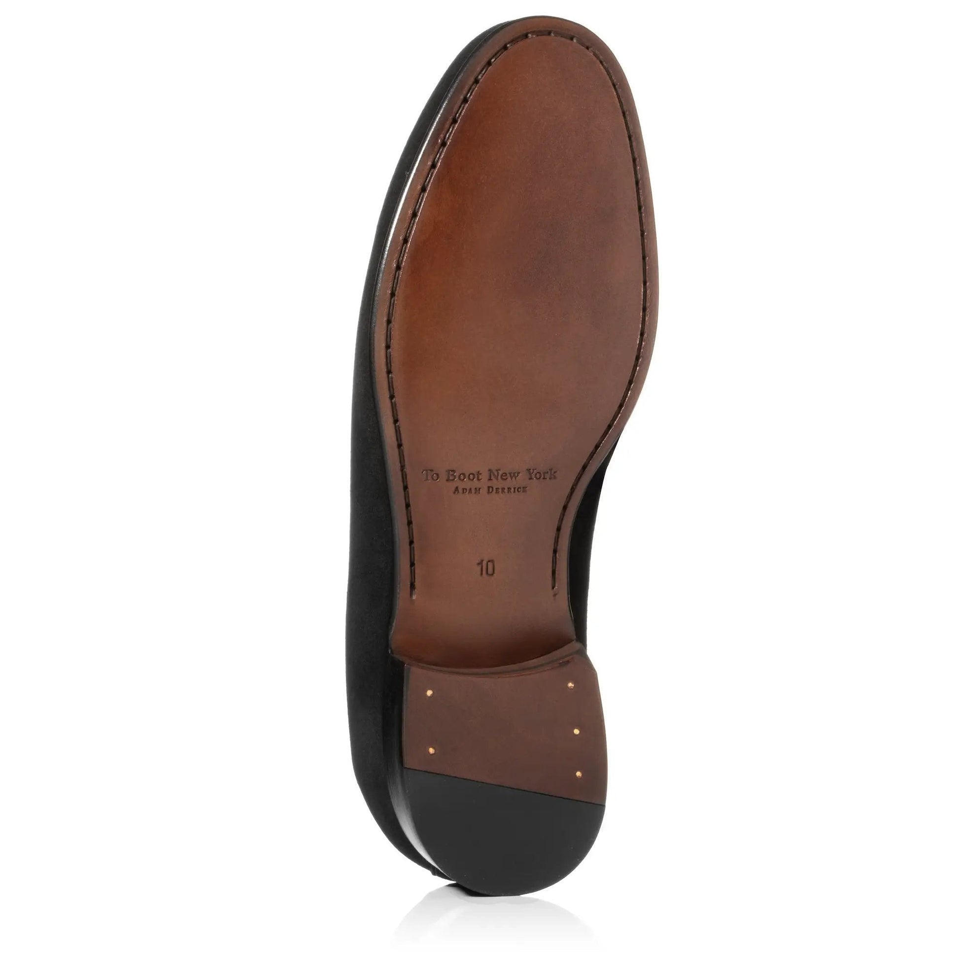Gallagher Black Suede Belgian Loafer - To Boot New York