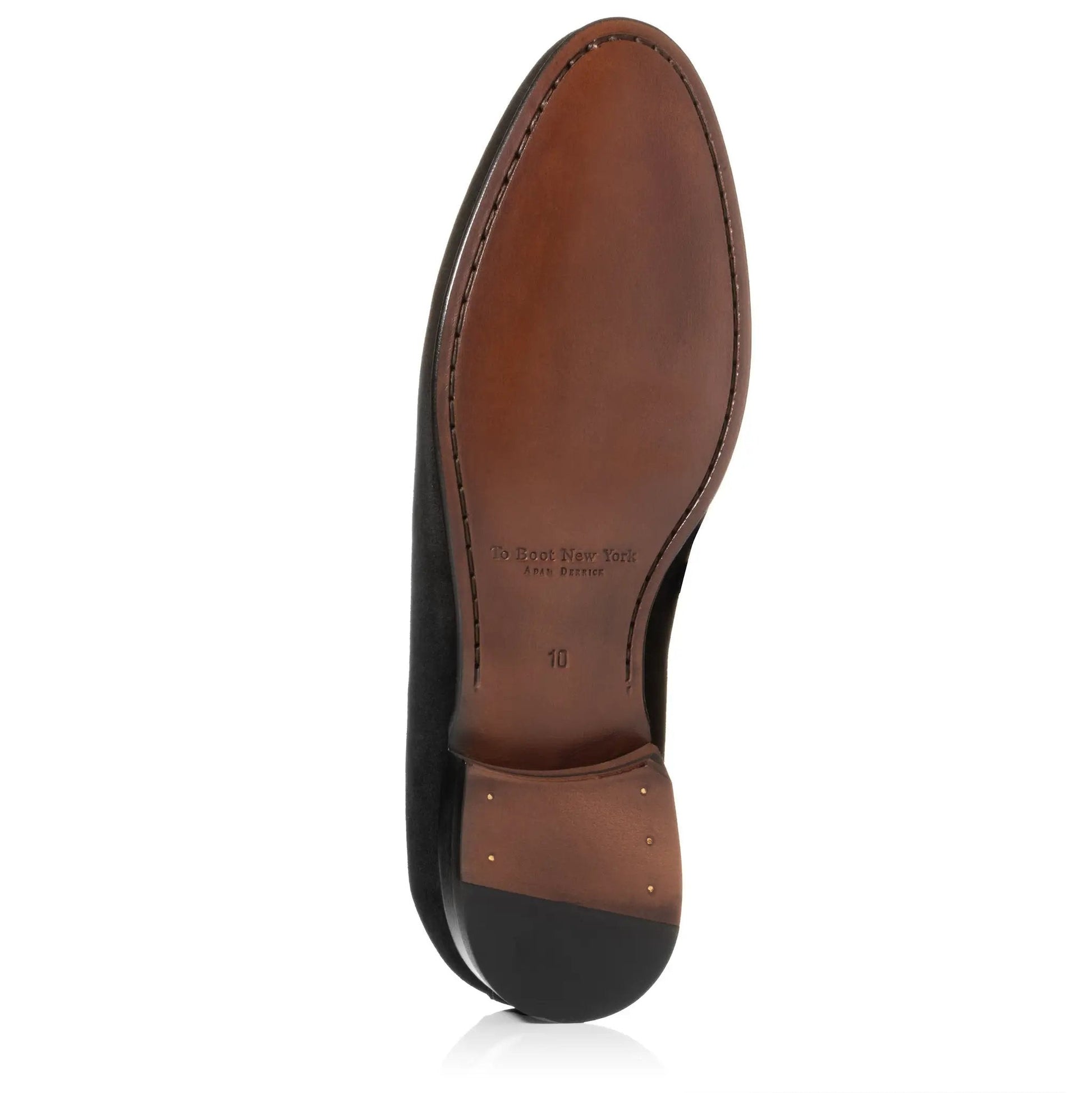 Shayne Black Suede Bow Pump Belgian Loafer - To Boot New York