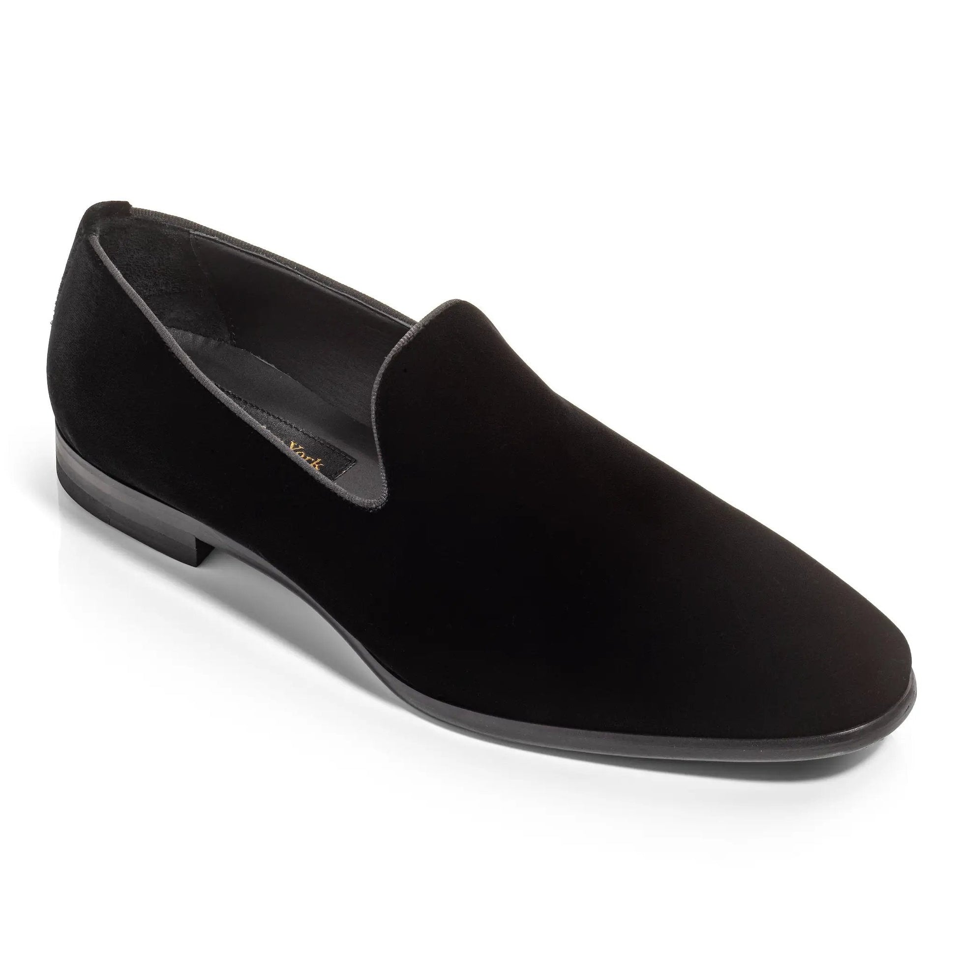 Wesley Black Velvet Formal Dress Shoe - To Boot New York