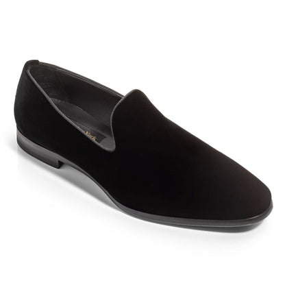 Wesley Black Velvet Formal Dress Shoe - To Boot New York