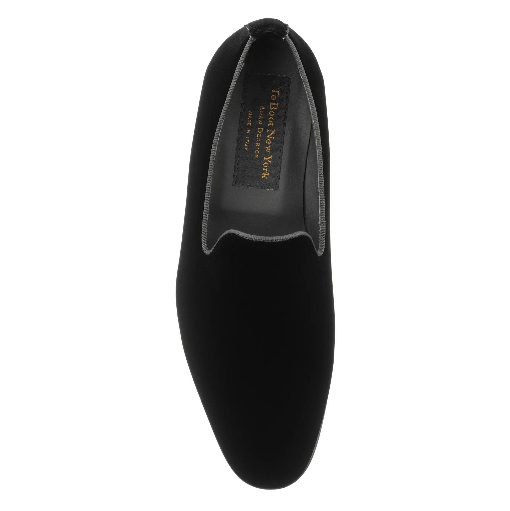 Wesley Black Velvet Formal Dress Shoe - To Boot New York