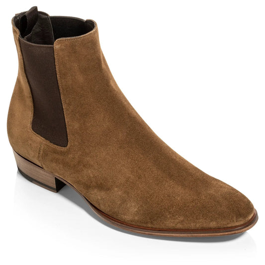 Shawn Mid Brown Suede Chelsea Boot - To Boot New York