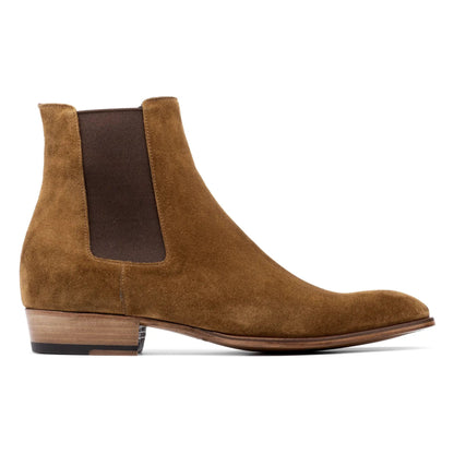 Shawn Mid Brown Suede Chelsea Boot - To Boot New York