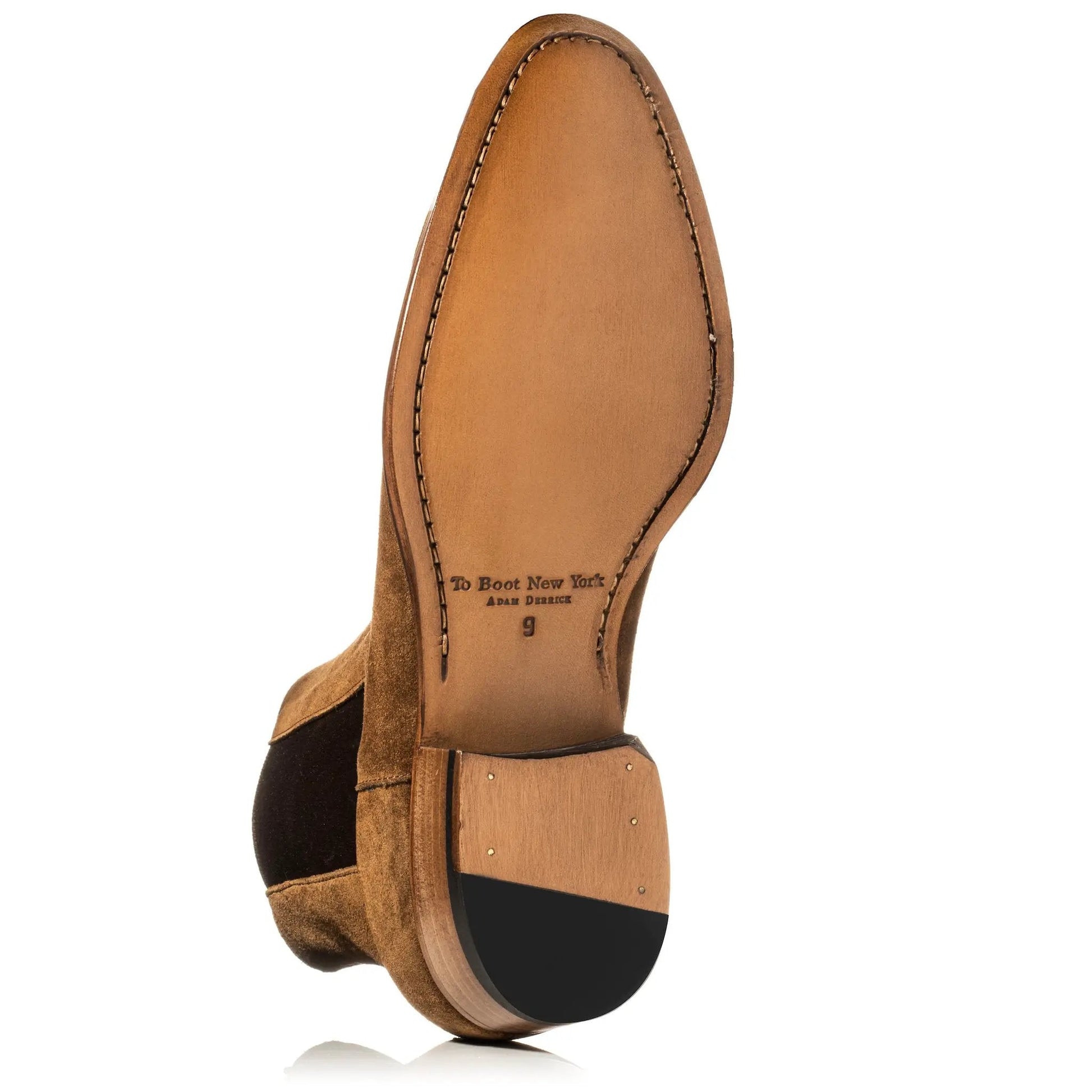 Shawn Mid Brown Suede Chelsea Boot - To Boot New York