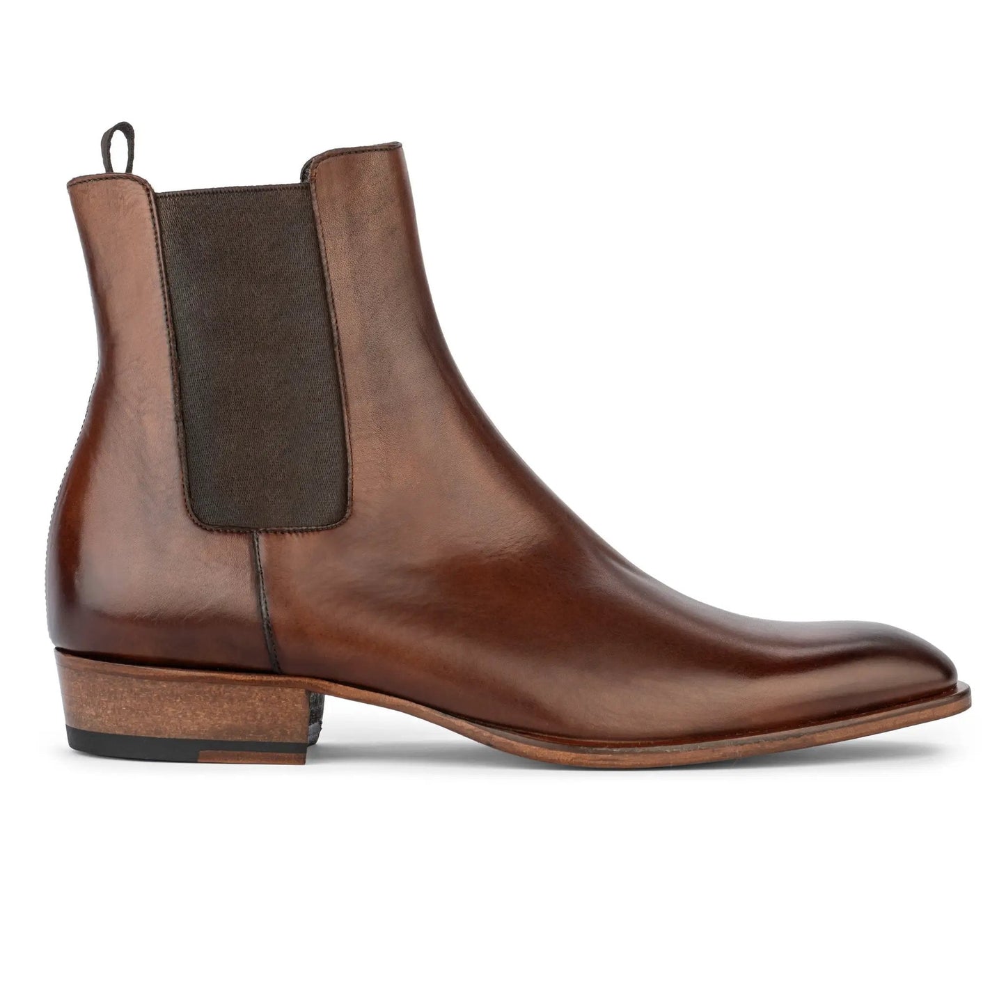Myles Burnished Brown Calf Chelsea Boot - To Boot New York
