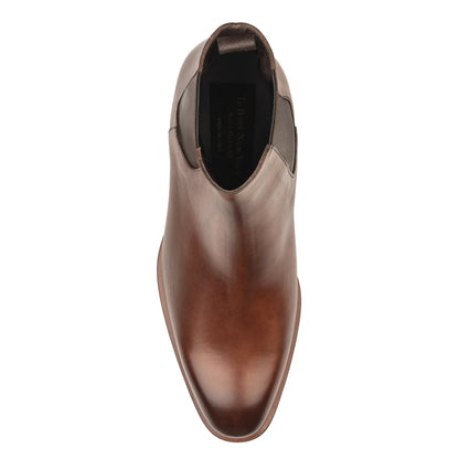 Myles Burnished Brown Calf Chelsea Boot - To Boot New York
