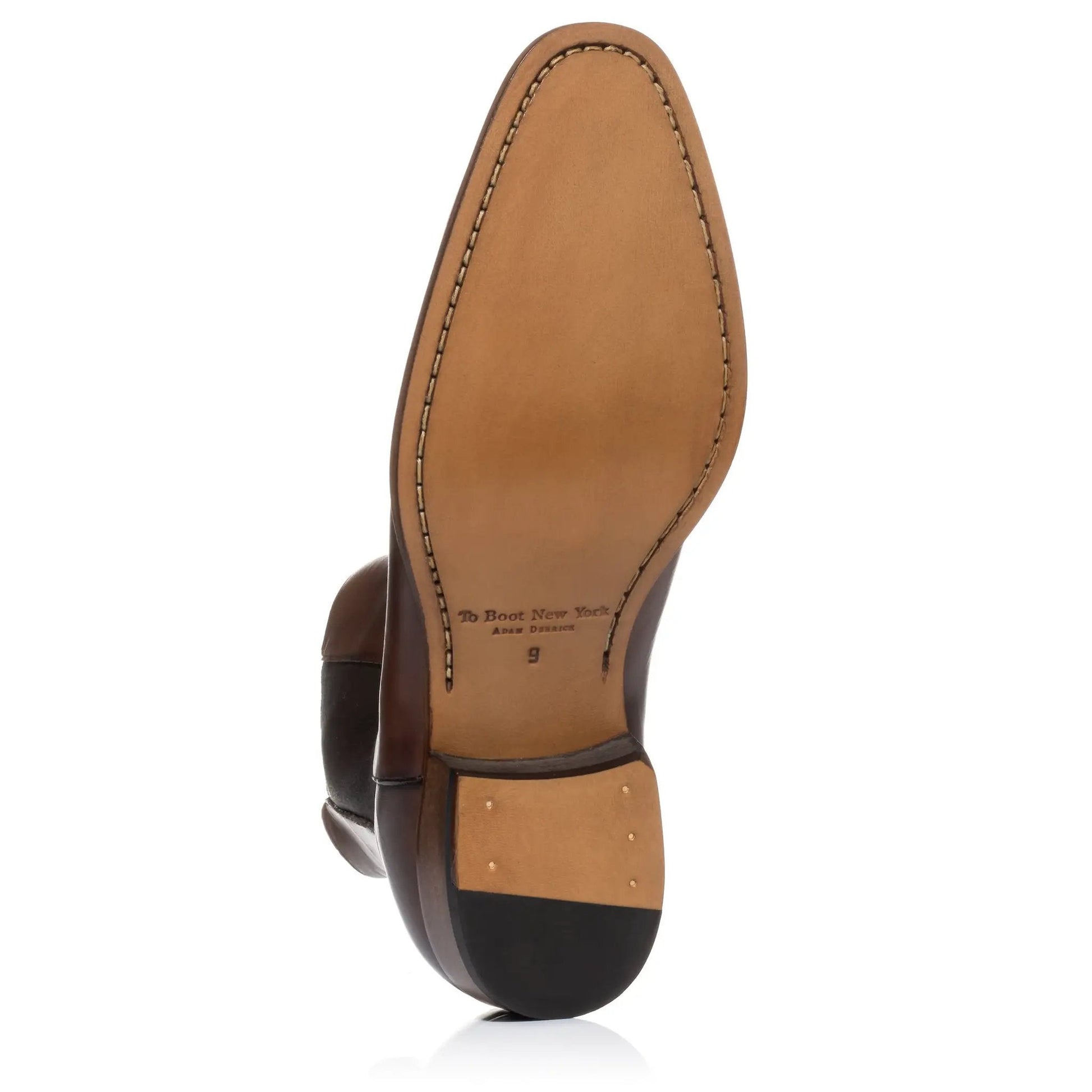 Myles Burnished Brown Calf Chelsea Boot - To Boot New York