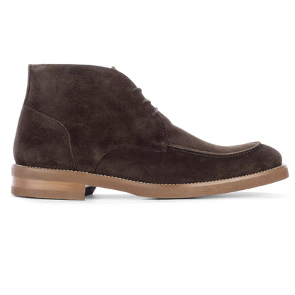 Parker Dark Brown Suede Apron Toe Chukka Boot - To Boot New York