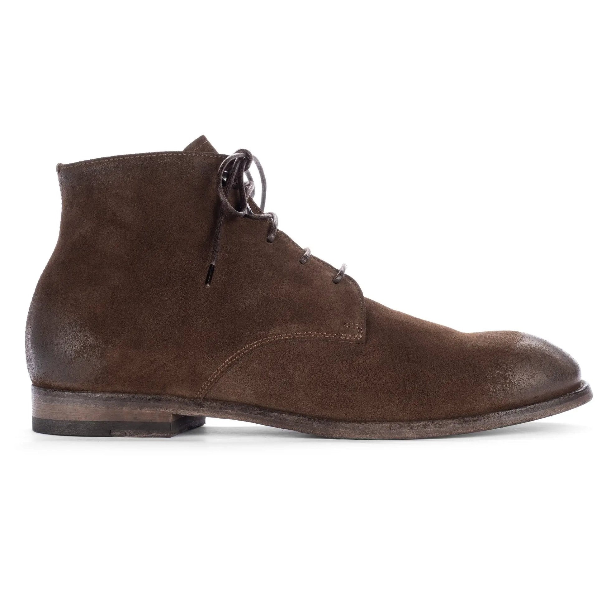 Jarreau Dark Brown Suede Plain Toe Lace Boot - To Boot New York