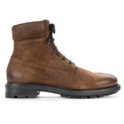 Piero Brown Waxed Suede Luxe Work Boot - To Boot New York