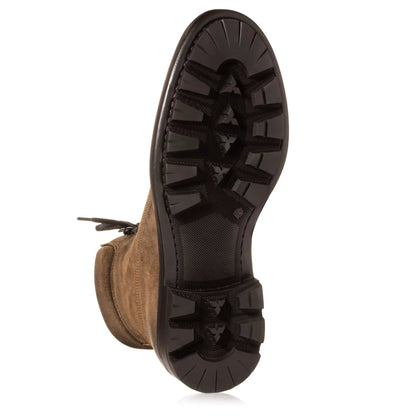 Piero Brown Waxed Suede Luxe Work Boot - To Boot New York