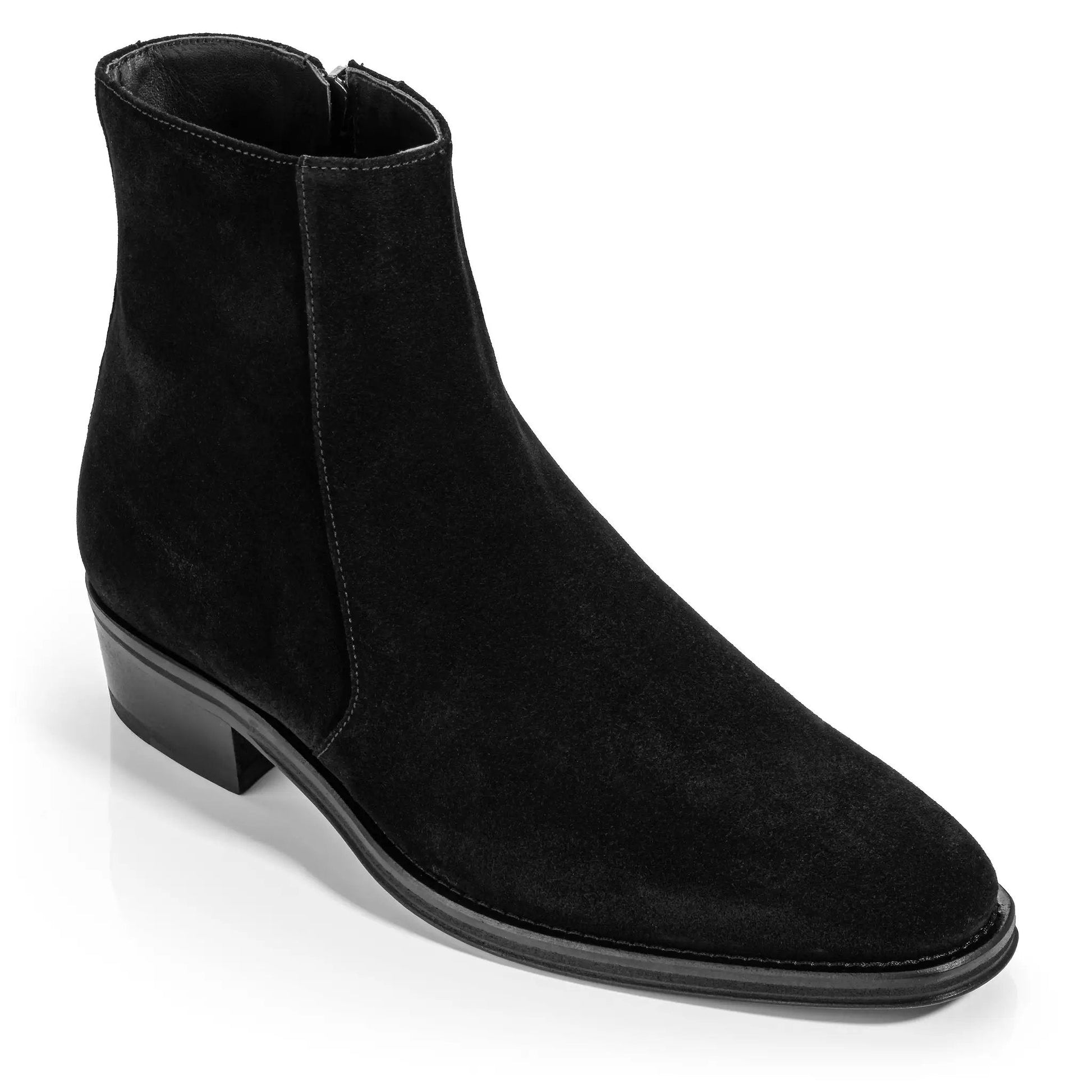 Gilmour Black Suede Zip Boot - To Boot New York