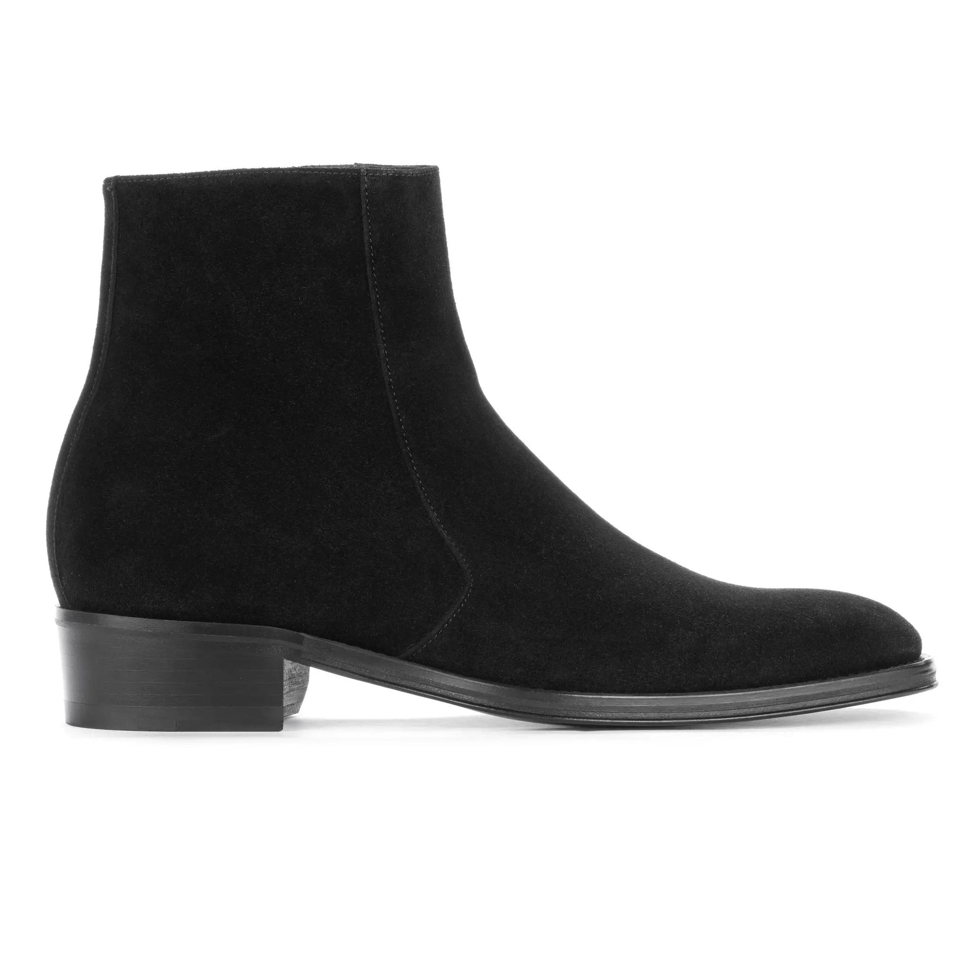 Gilmour Black Suede Zip Boot - To Boot New York