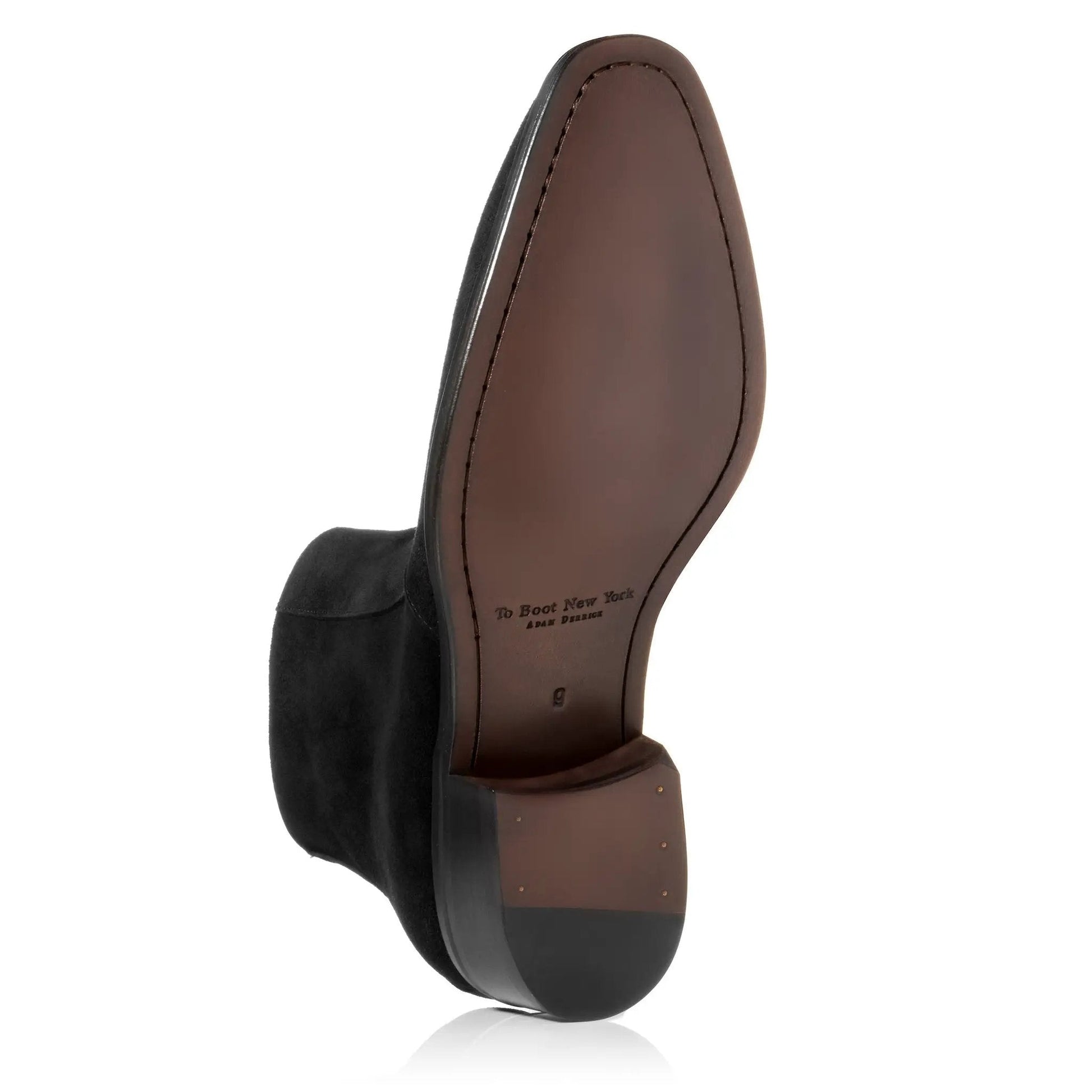 Gilmour Black Suede Zip Boot - To Boot New York