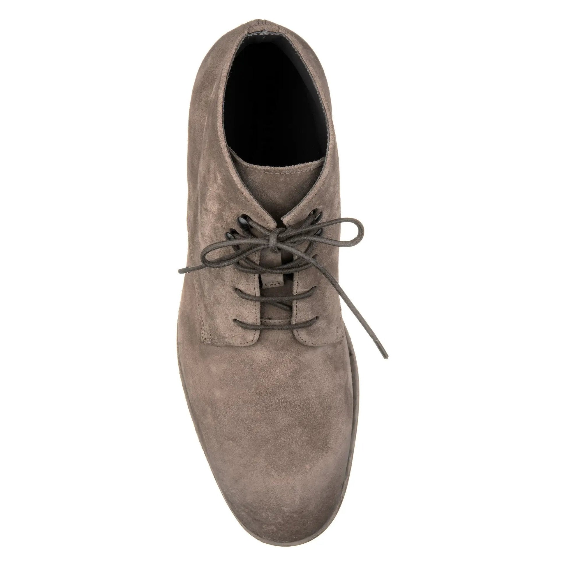 Jarreau Grey Waxed Suede Plain Toe Lace Boot - To Boot New York
