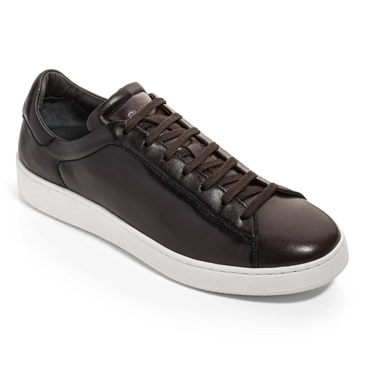 Randolph Coffee Bean Nappa Soft Calf Leather Sneaker - To Boot New York