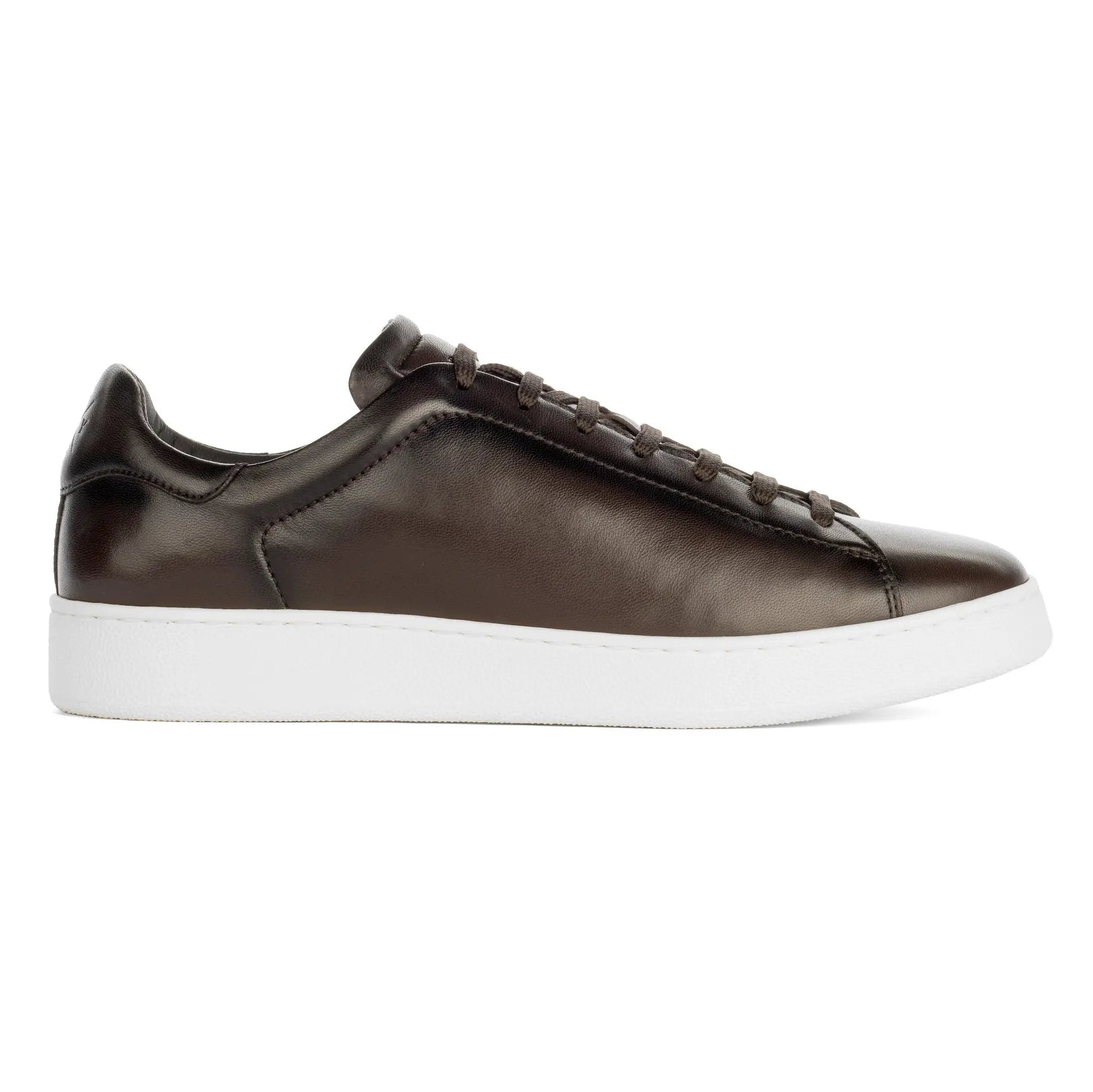 Randolph Coffee Bean Nappa Soft Calf Leather Sneaker - To Boot New York