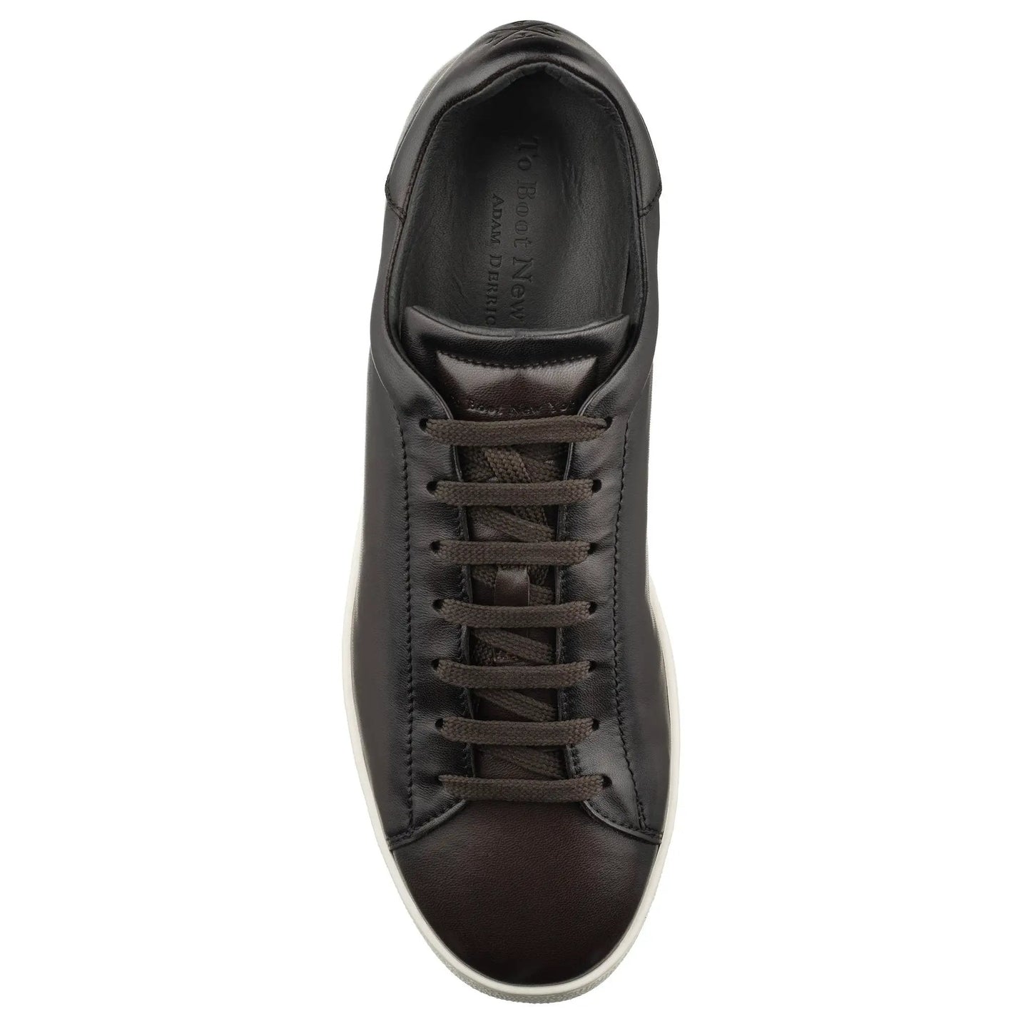 Randolph Coffee Bean Nappa Soft Calf Leather Sneaker - To Boot New York