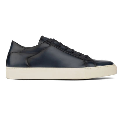 Pescara Navy Blue Calf Sneaker - To Boot New York